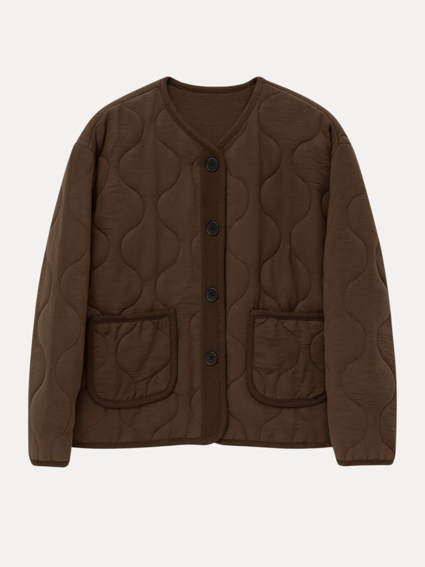 Gewatteerde jas - Darkbrown