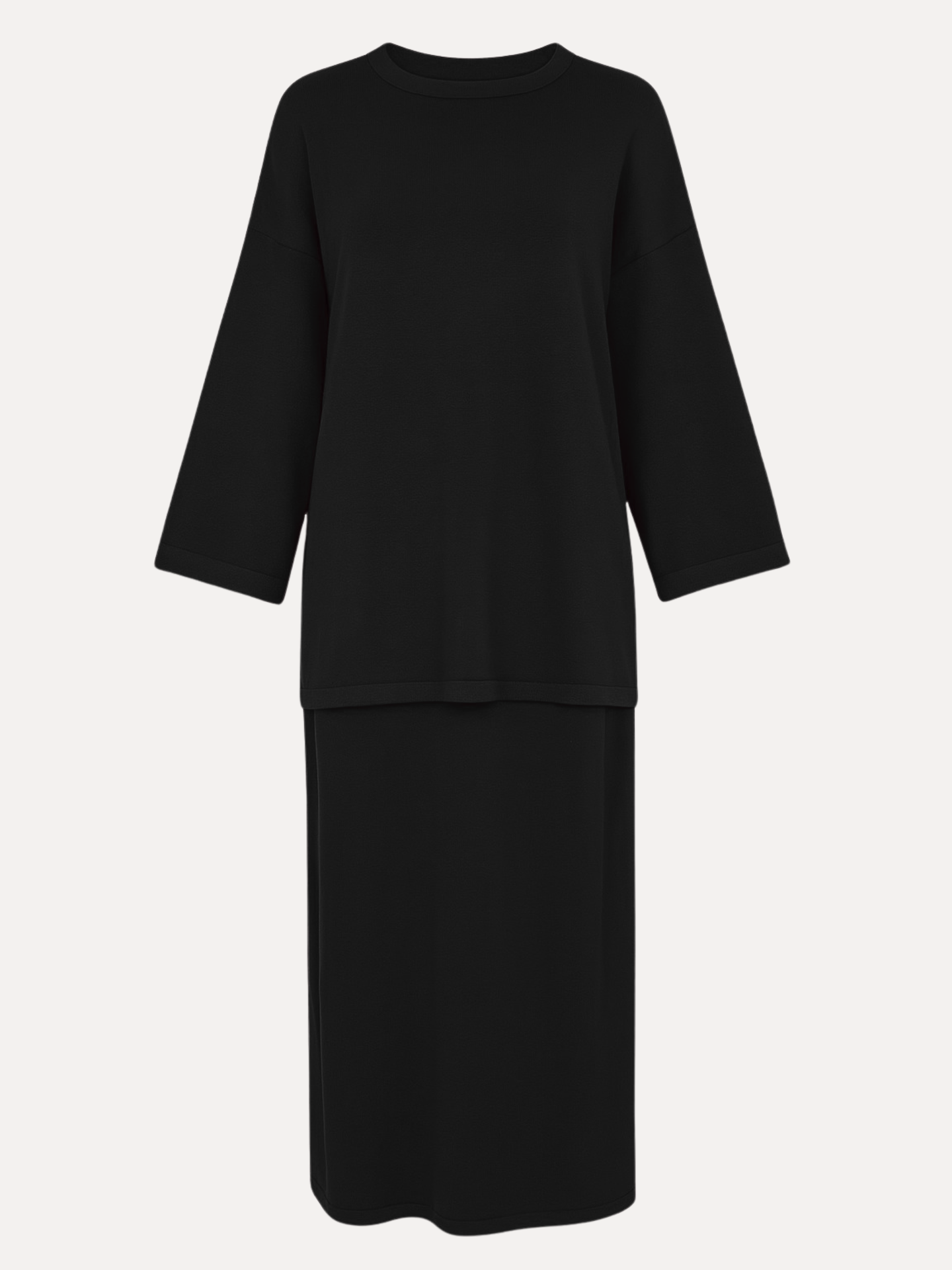 Knitted Twinset - Black