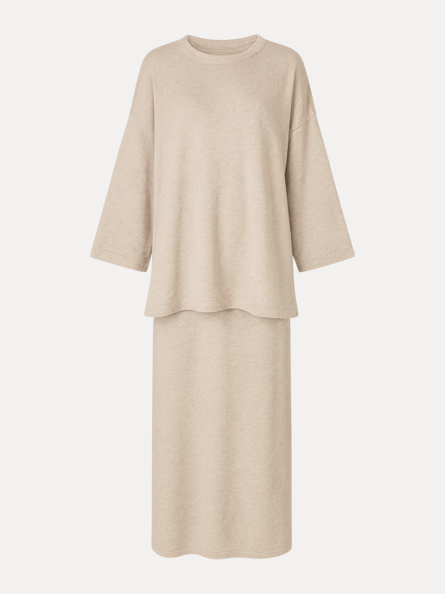 Knitted Twinset - Beige