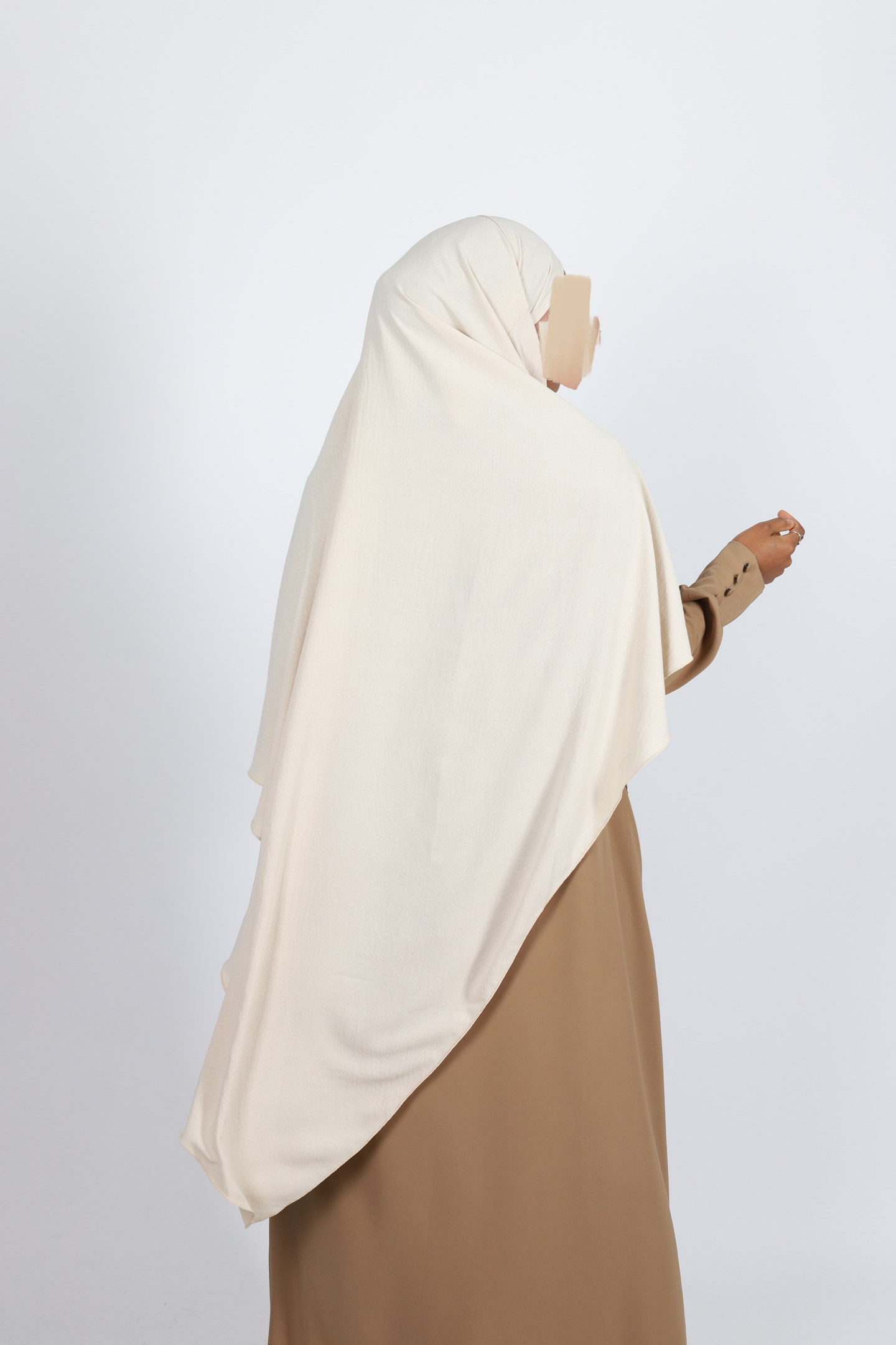 Tie back khimar jazz - Beige - Hijab Boutique