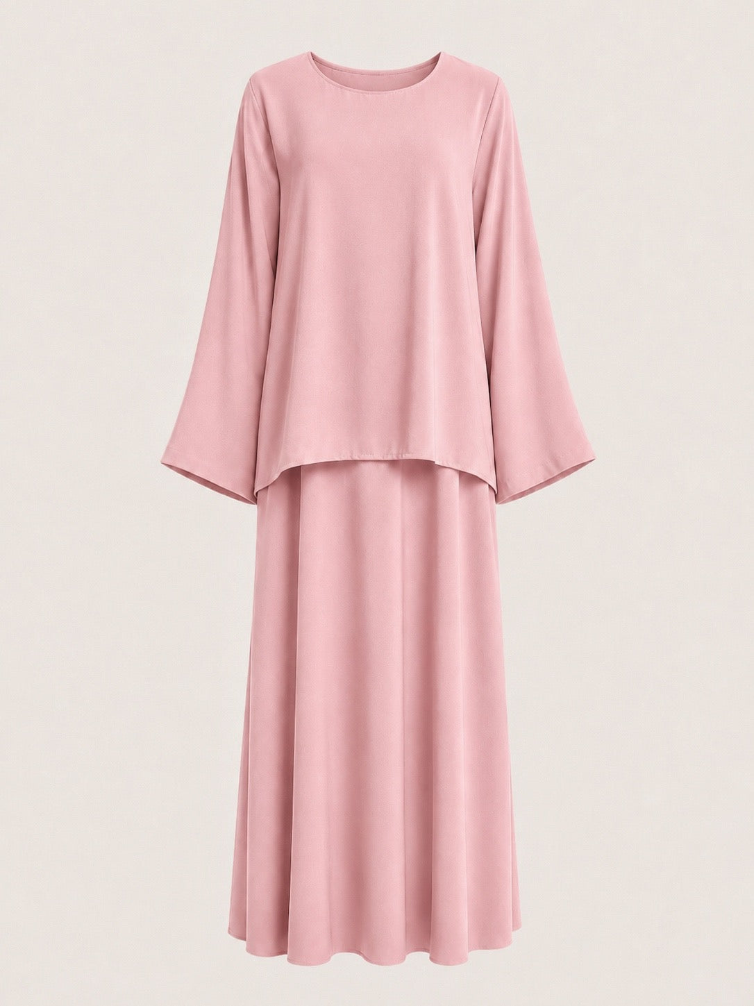 Satin Twinset - Pink