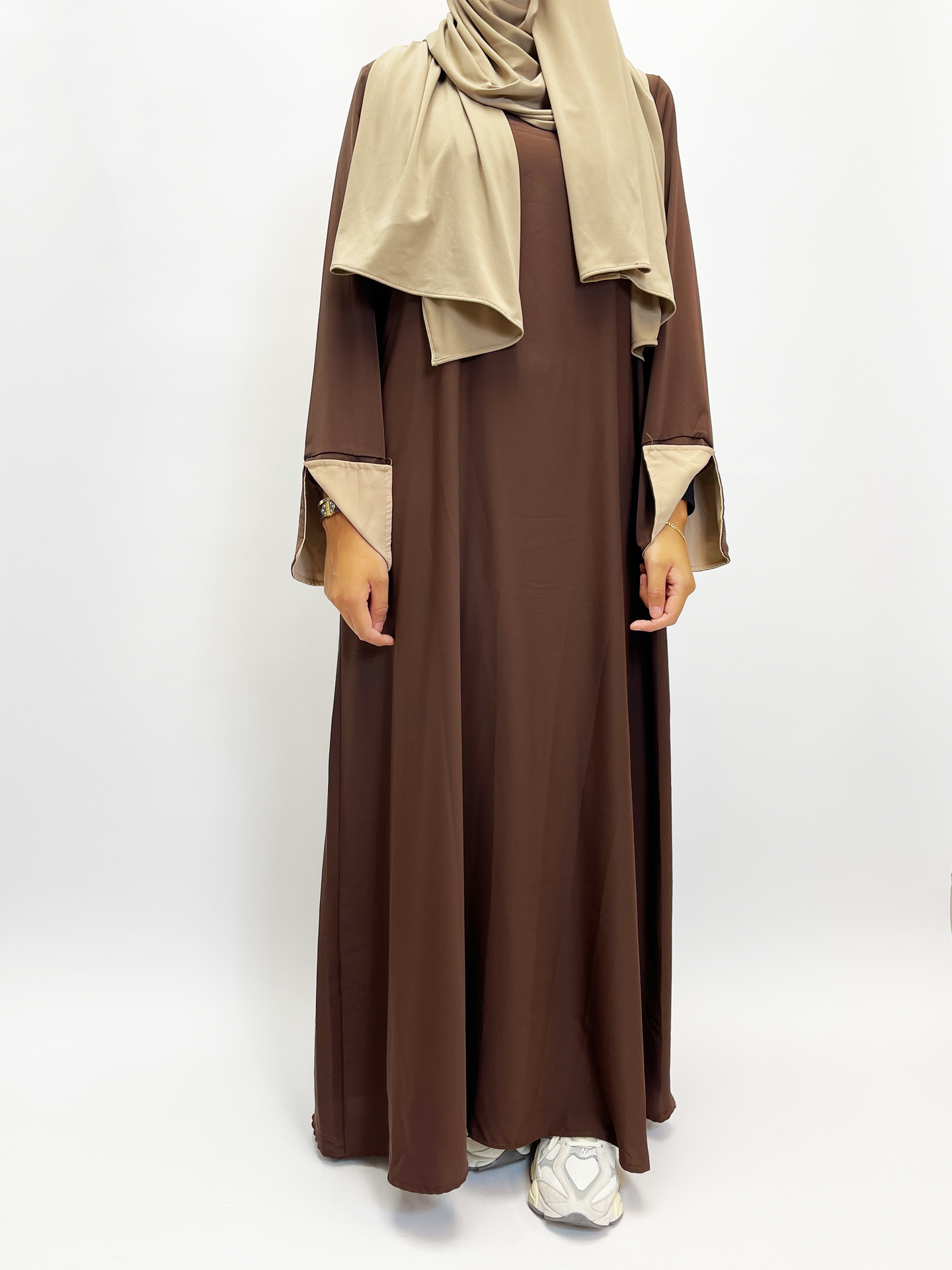 Abaya sleeve - Brown
