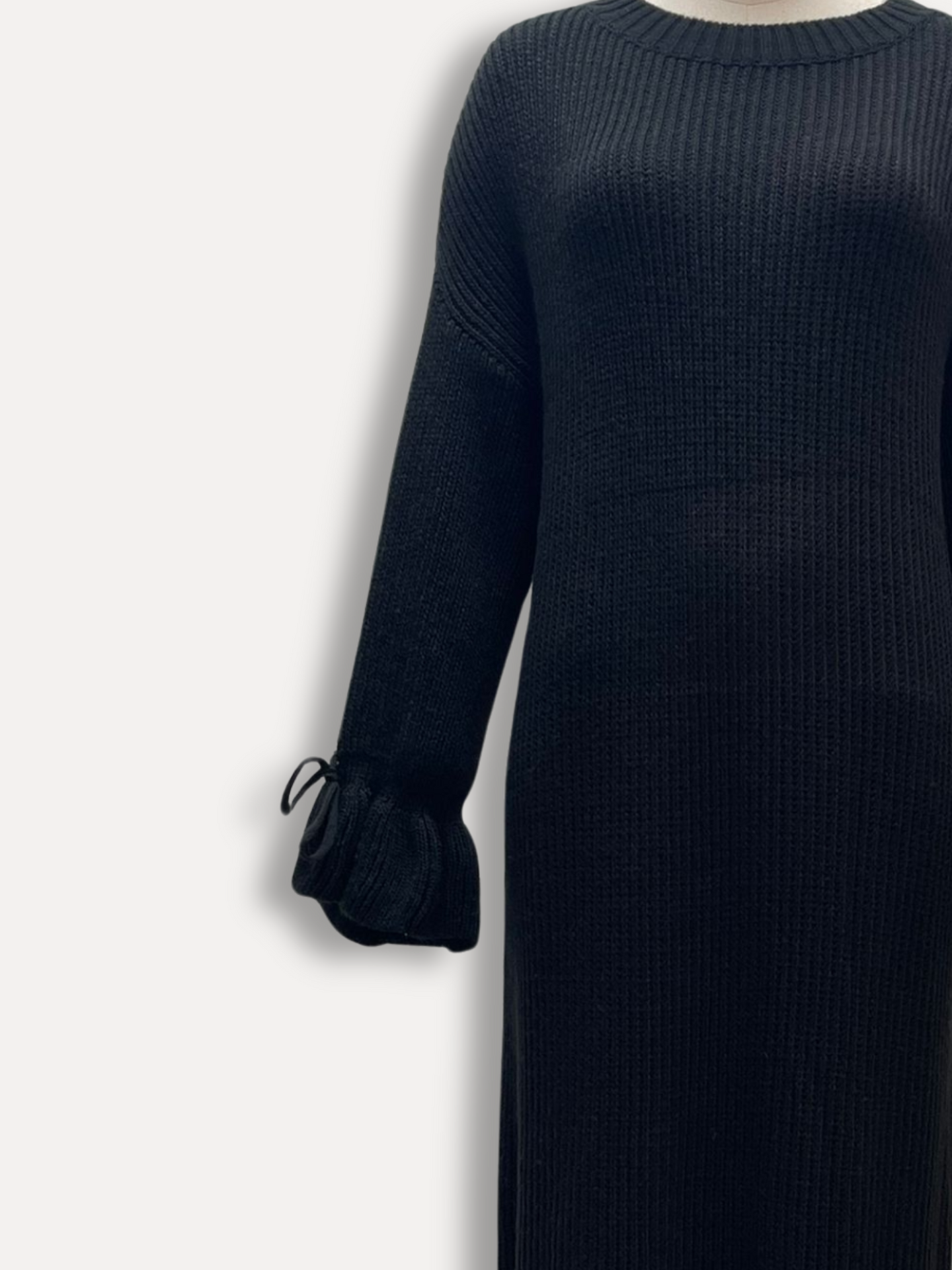 Sweater dress - Black