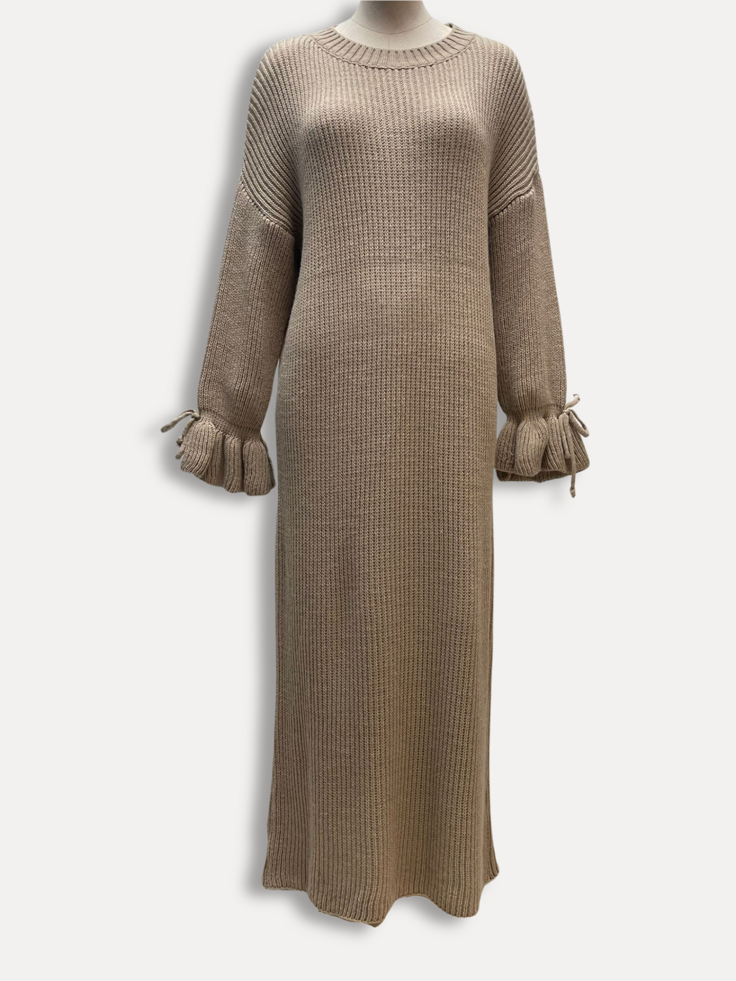 Sweater dress - Soft taupe