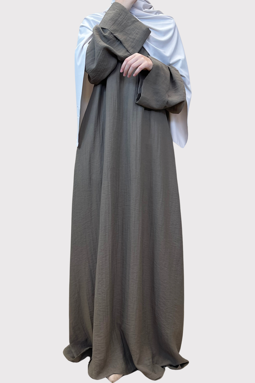 Abaya lightweight - Olive Green - Hijab Boutique