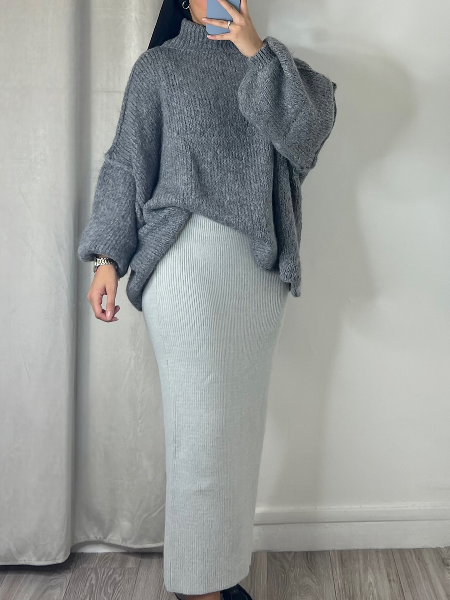Oversized sweater - Dark grey