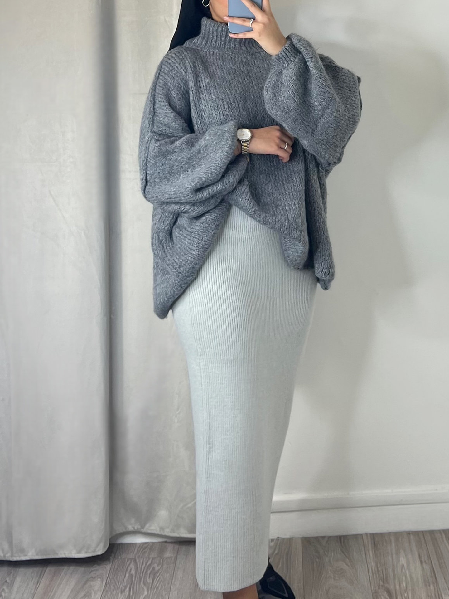 Oversized sweater - Dark grey
