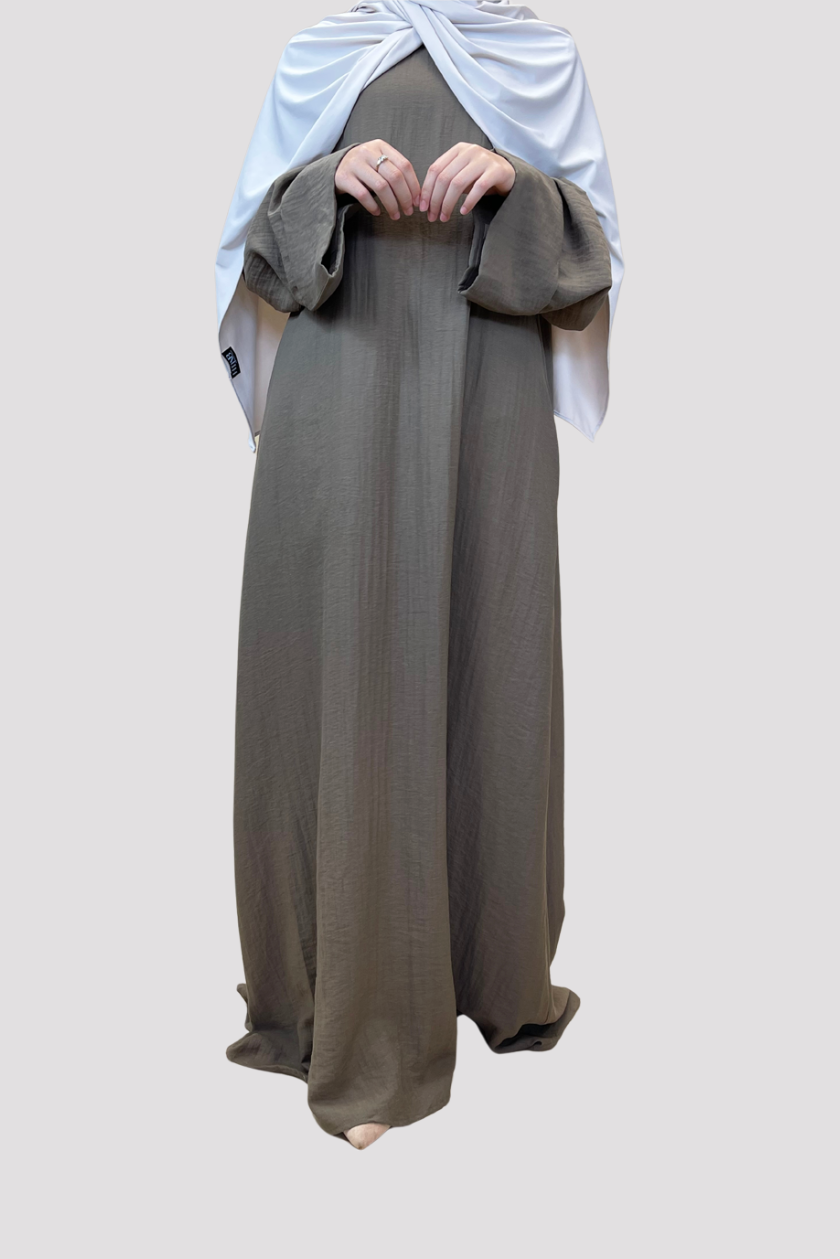 Abaya lightweight - Olive Green - Hijab Boutique