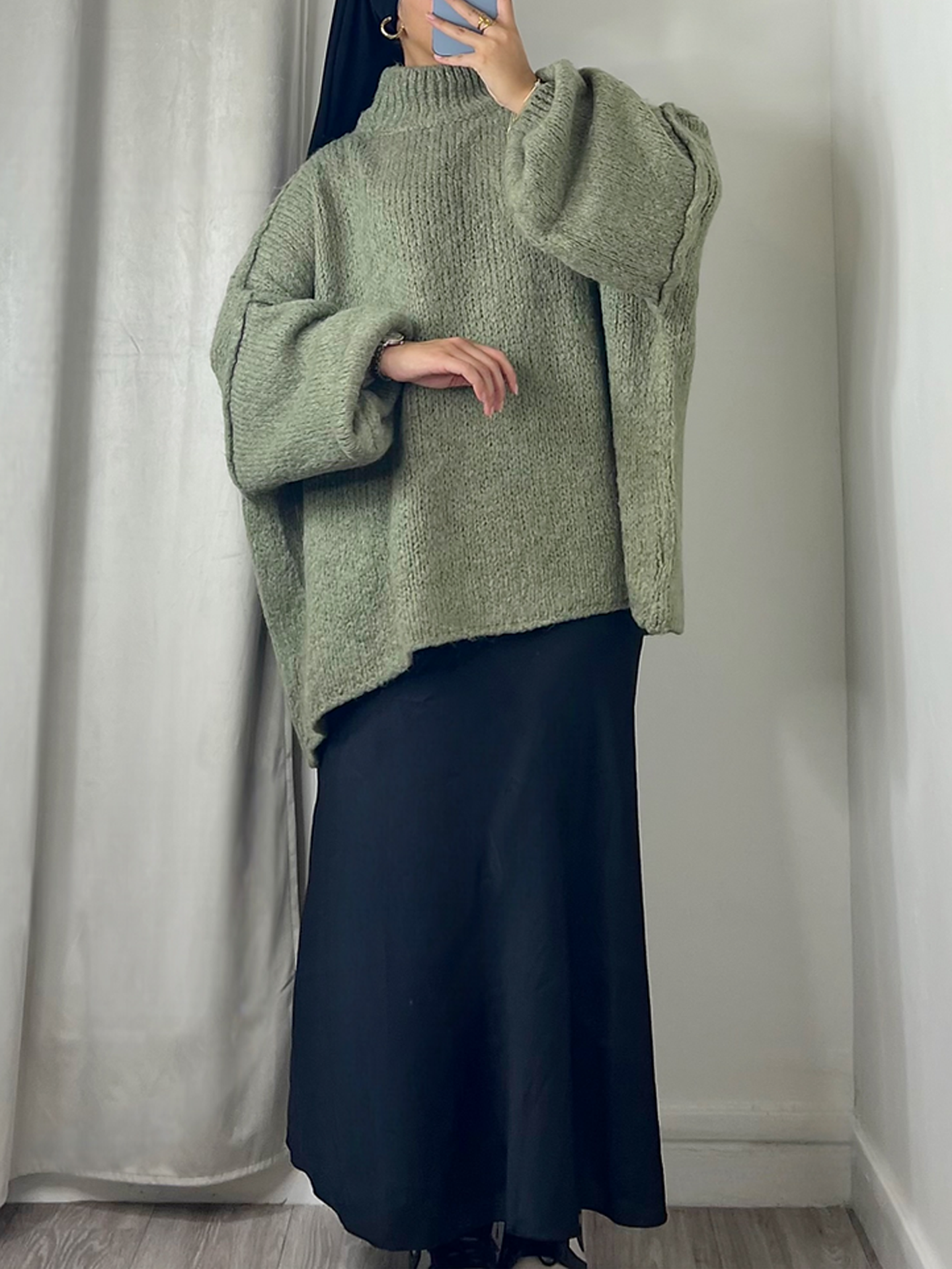 Oversized sweater - Army green