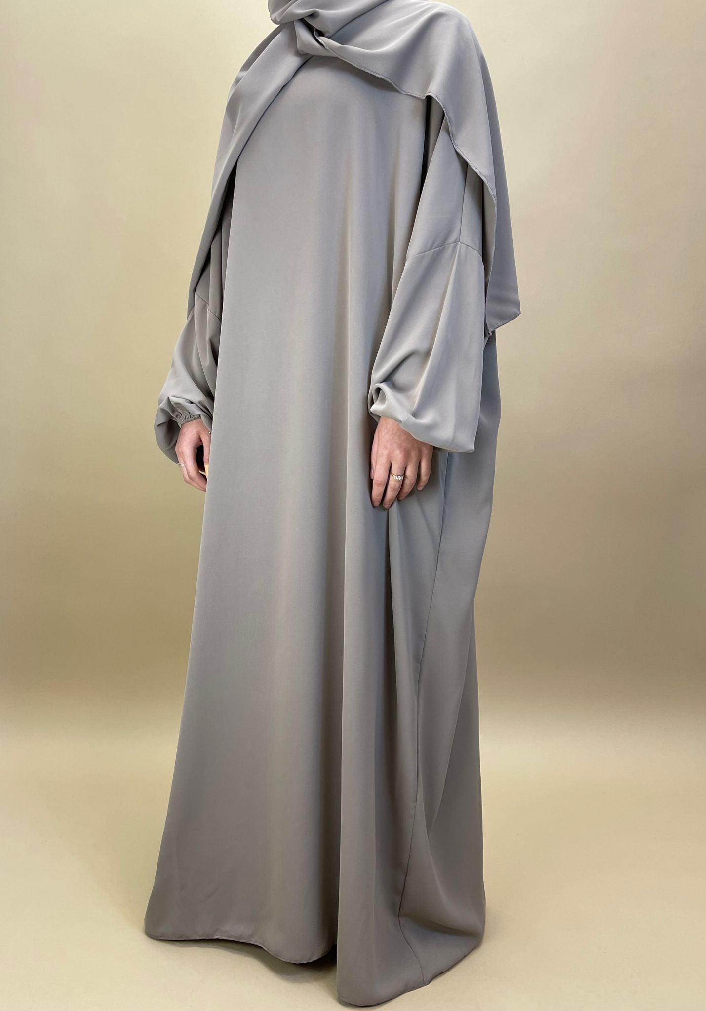 Abaya tweedelig - Taupe - Hijab Boutique