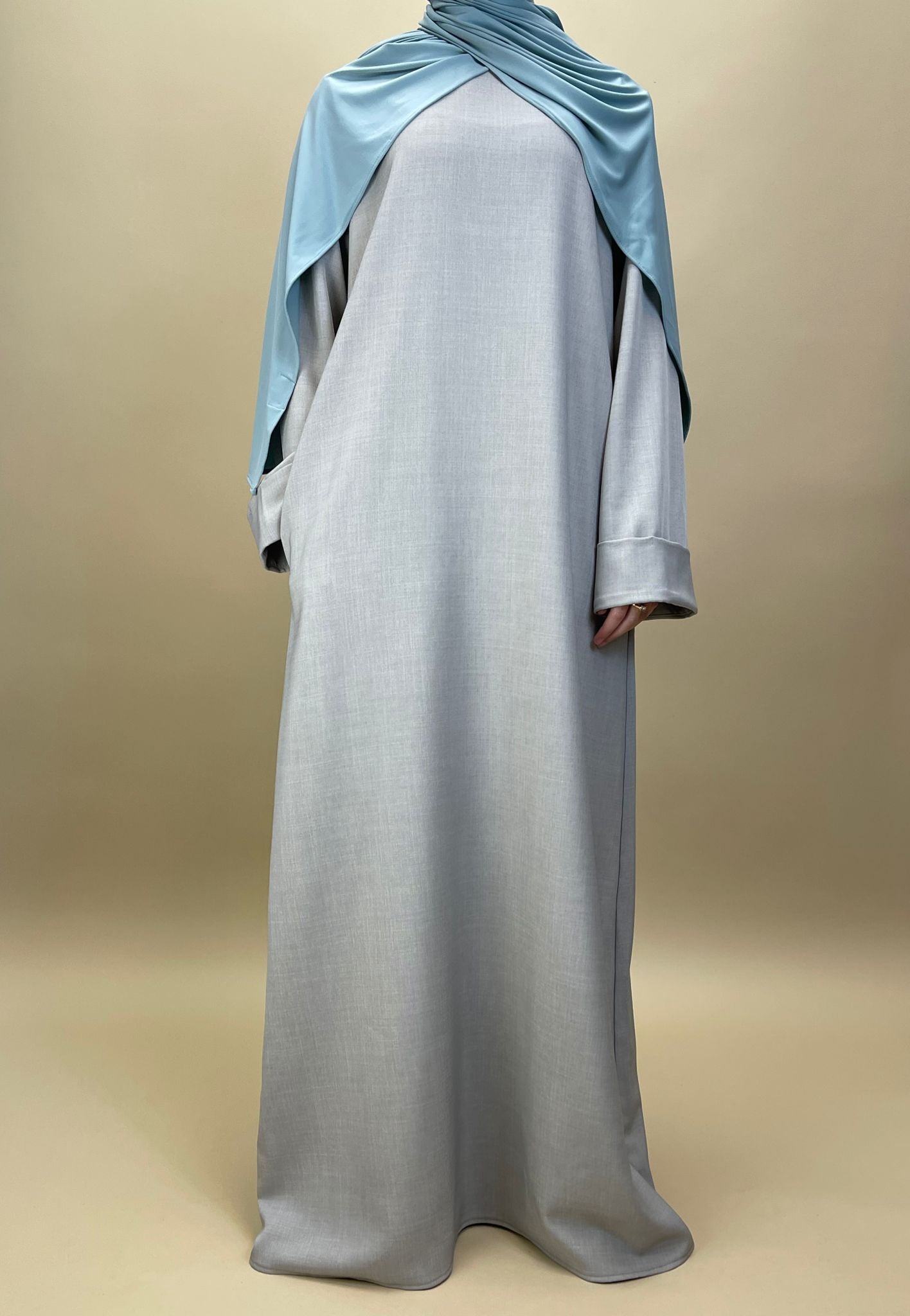 Abaya Lina - Taupe grey
