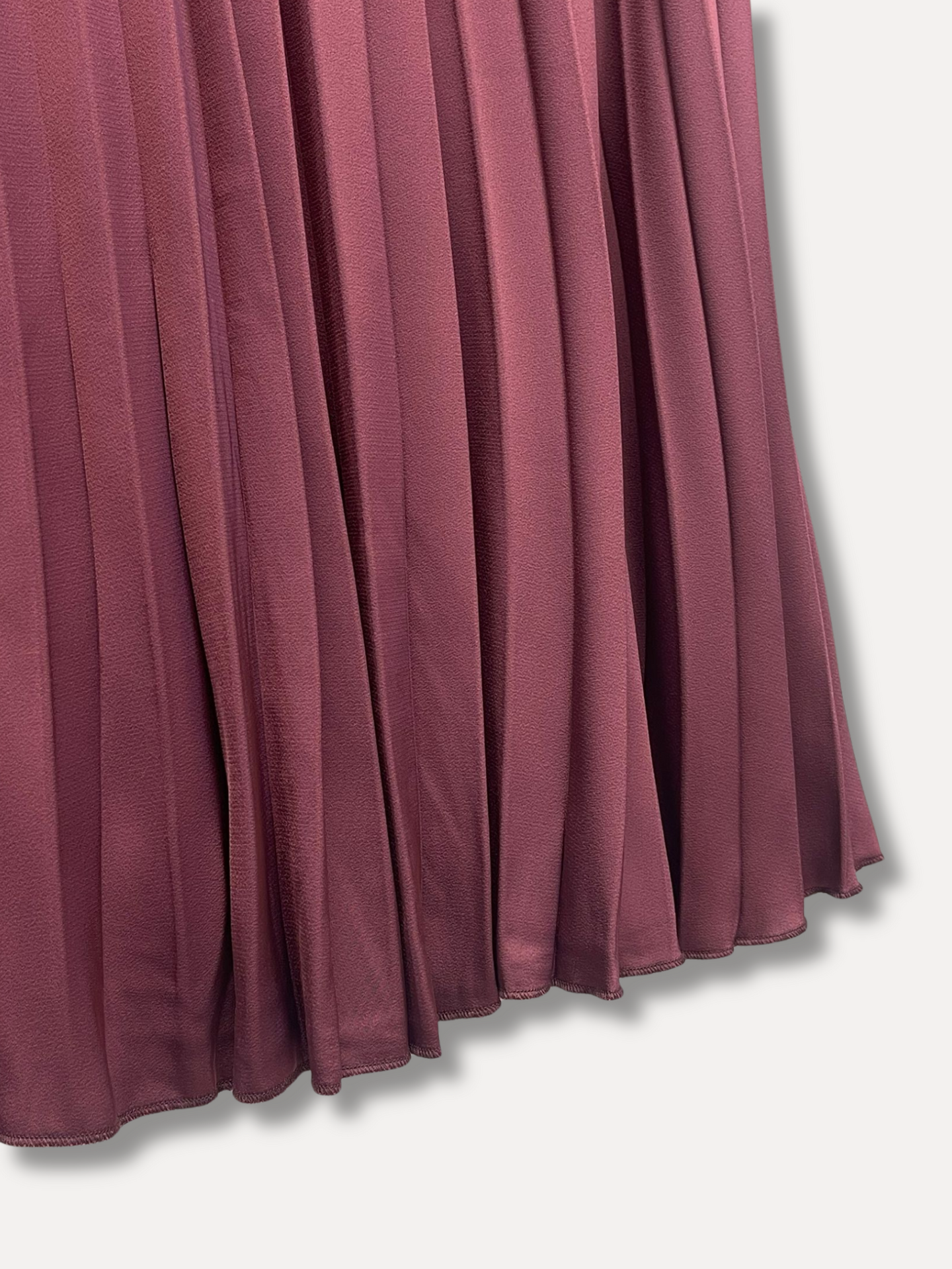 Plissé skirt - Dark Raspberry