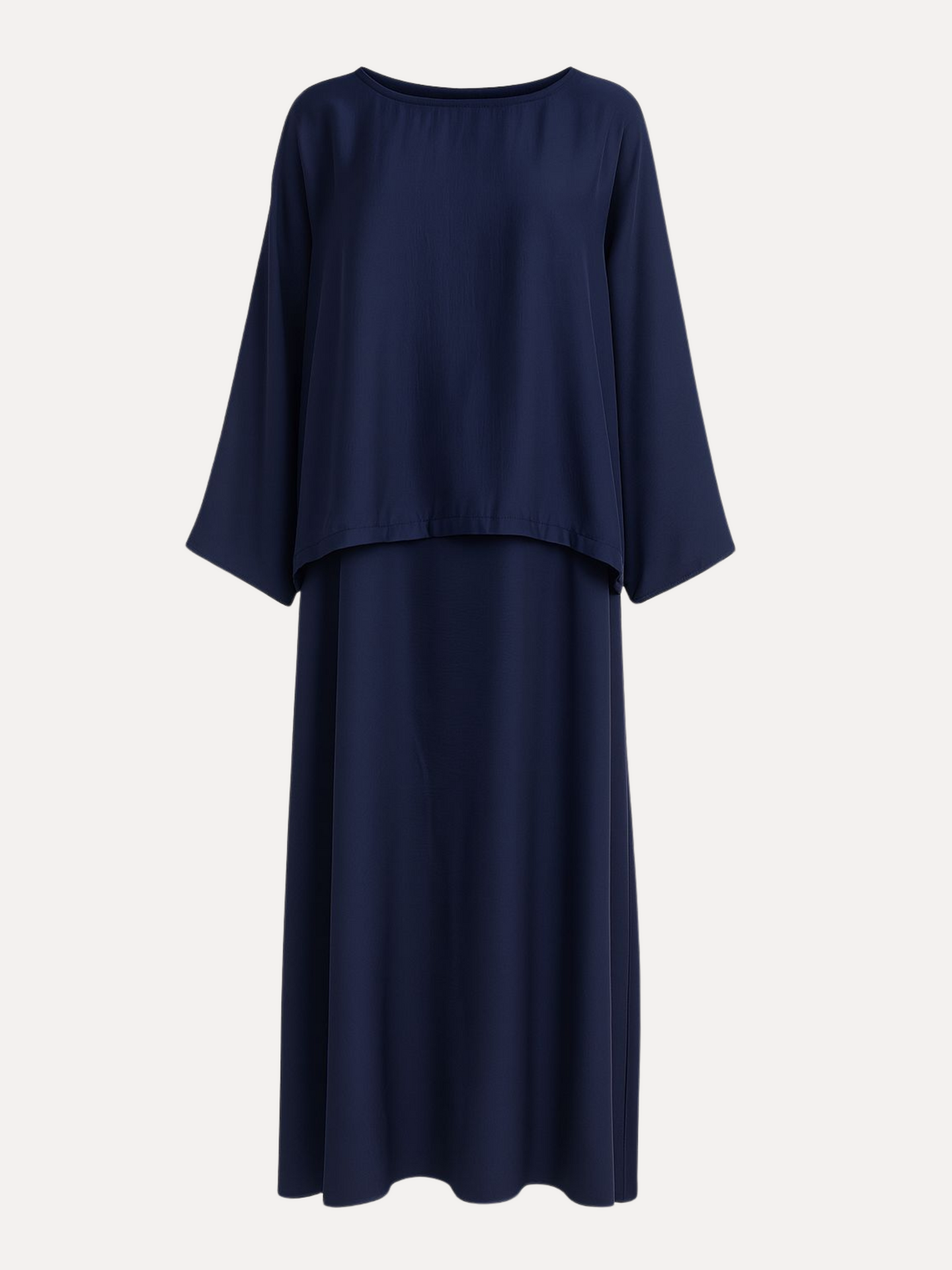 Satin Twinset - Darkblue