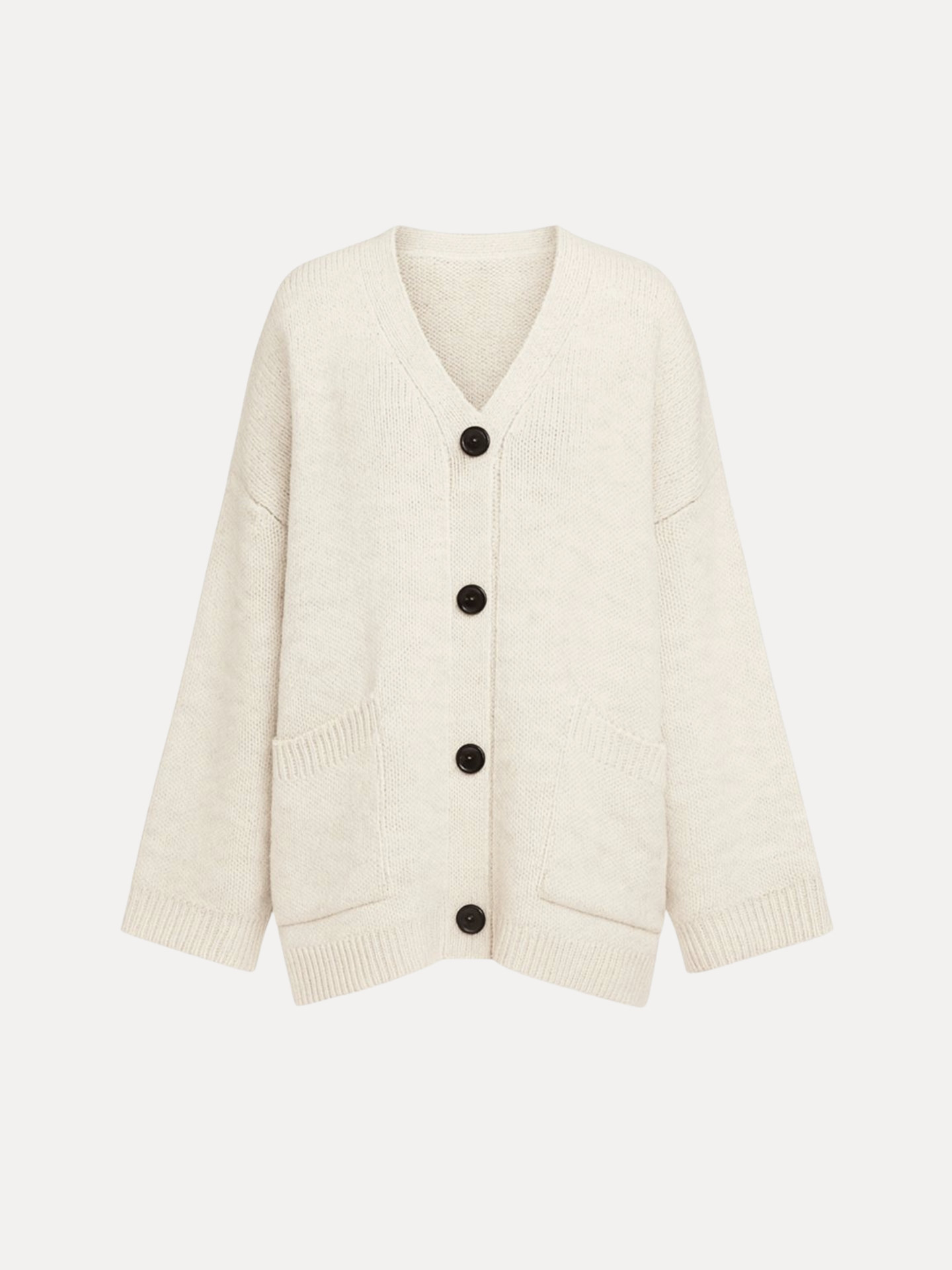 Oversized cardigan - Light beige