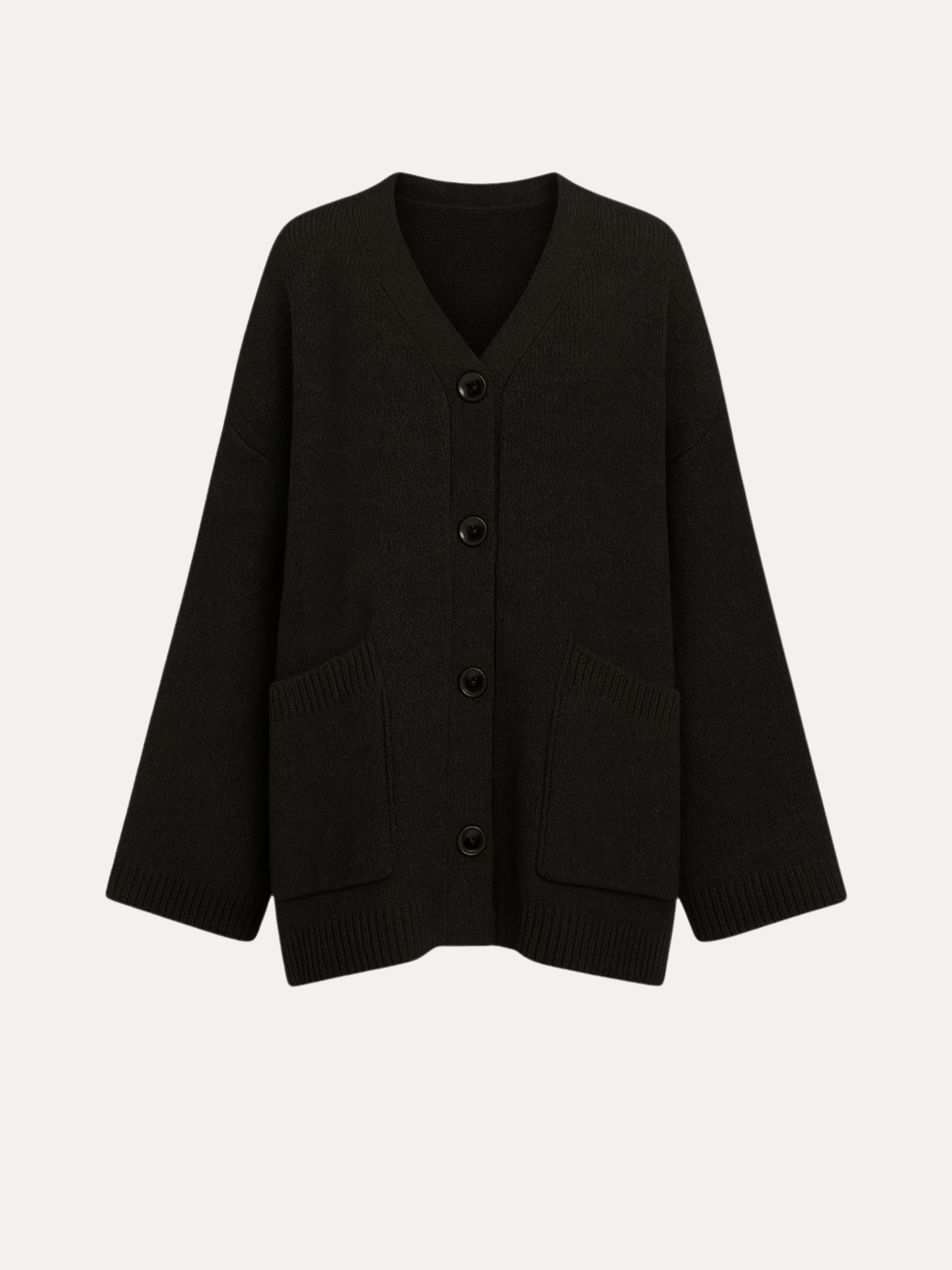 Oversized cardigan - Espresso