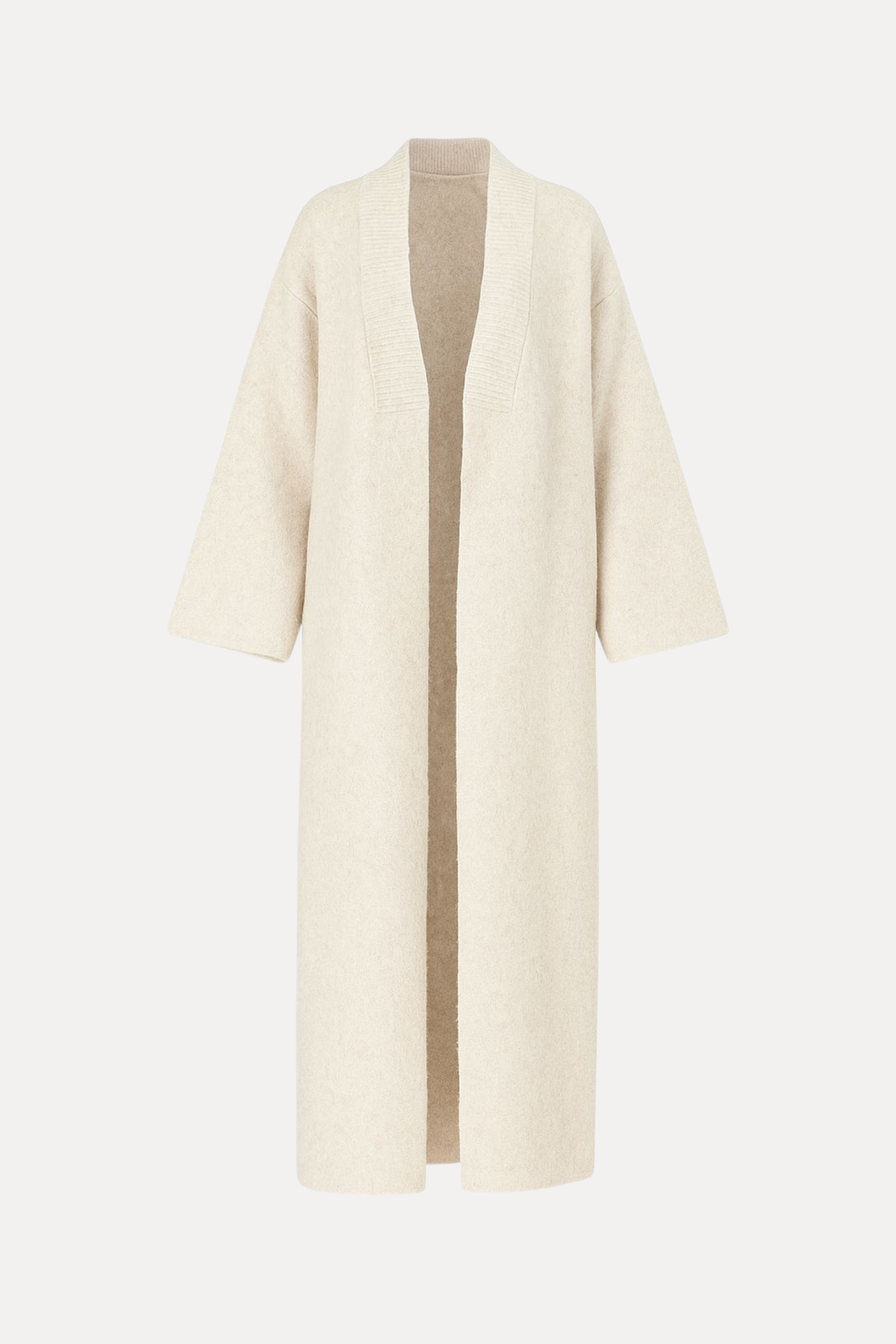 Long Cardigan — Beige