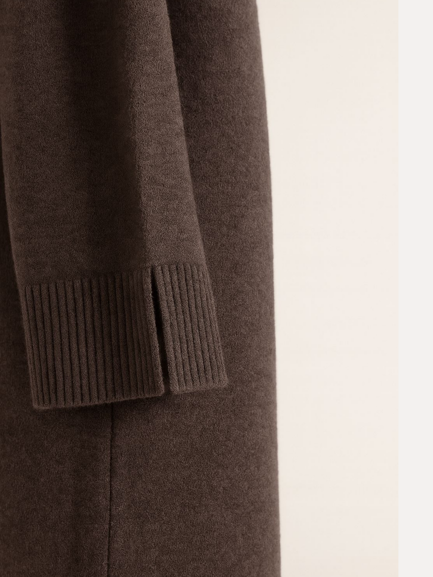 Knitted longdress  - Brown