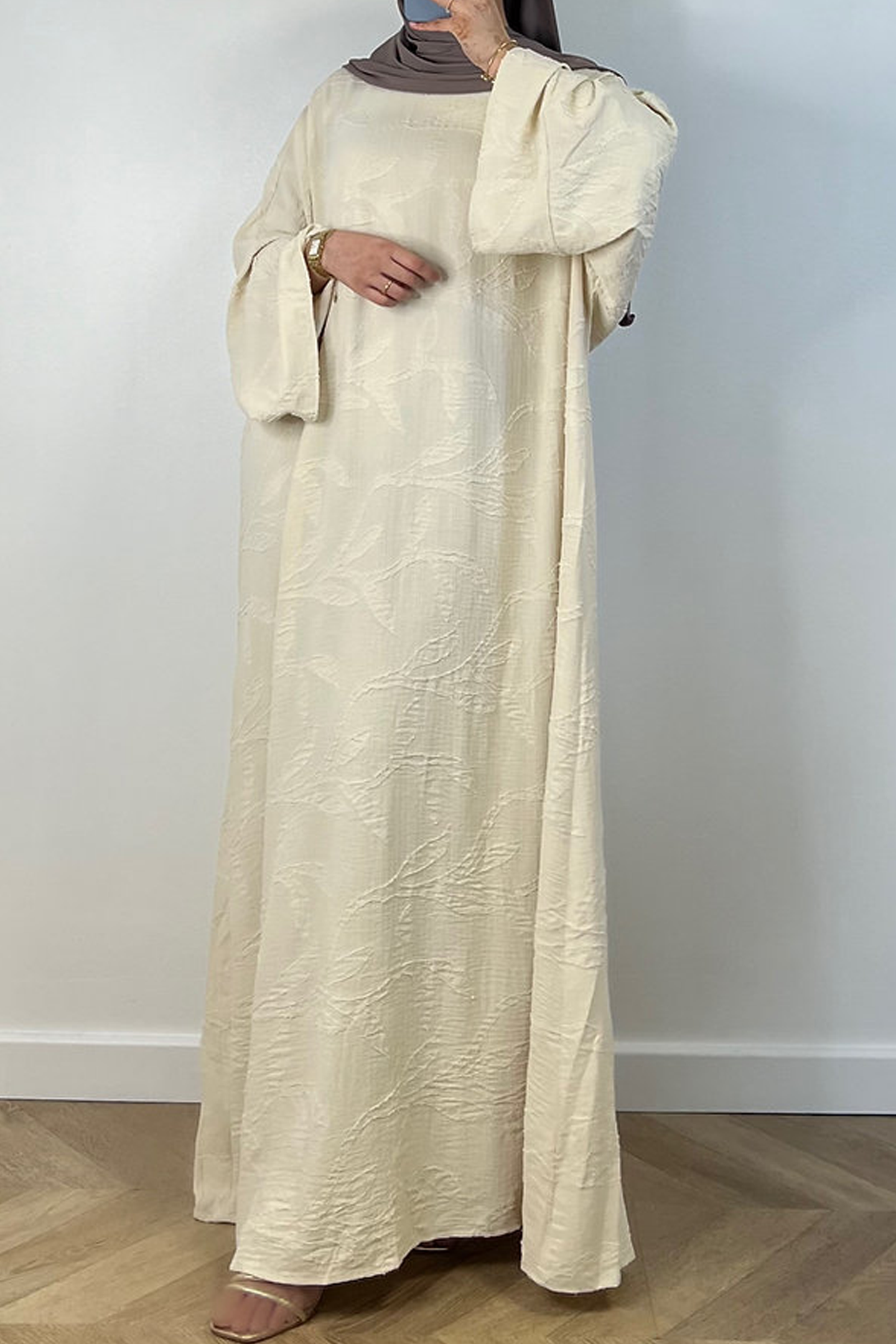 Maxi dress - Creme - Hijab Boutique