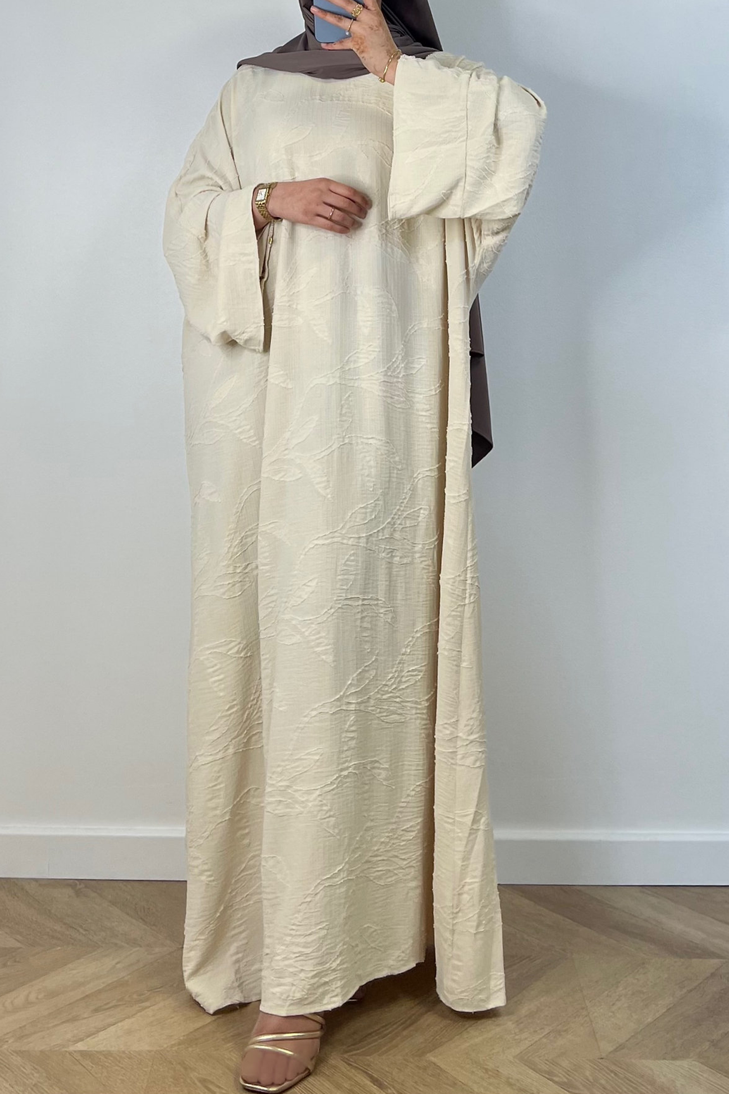 Maxi dress - Creme - Hijab Boutique