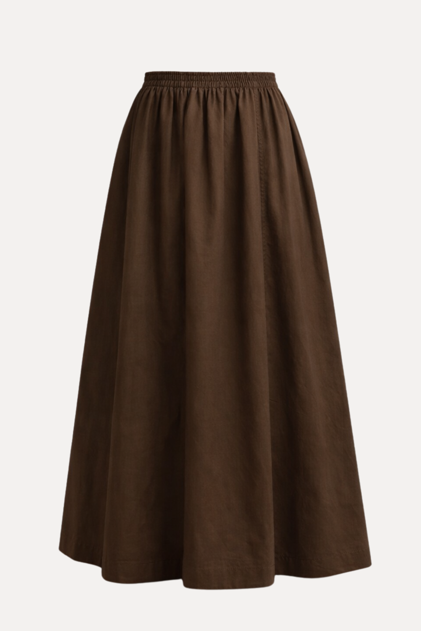 Cotton skirt - Dark Brown