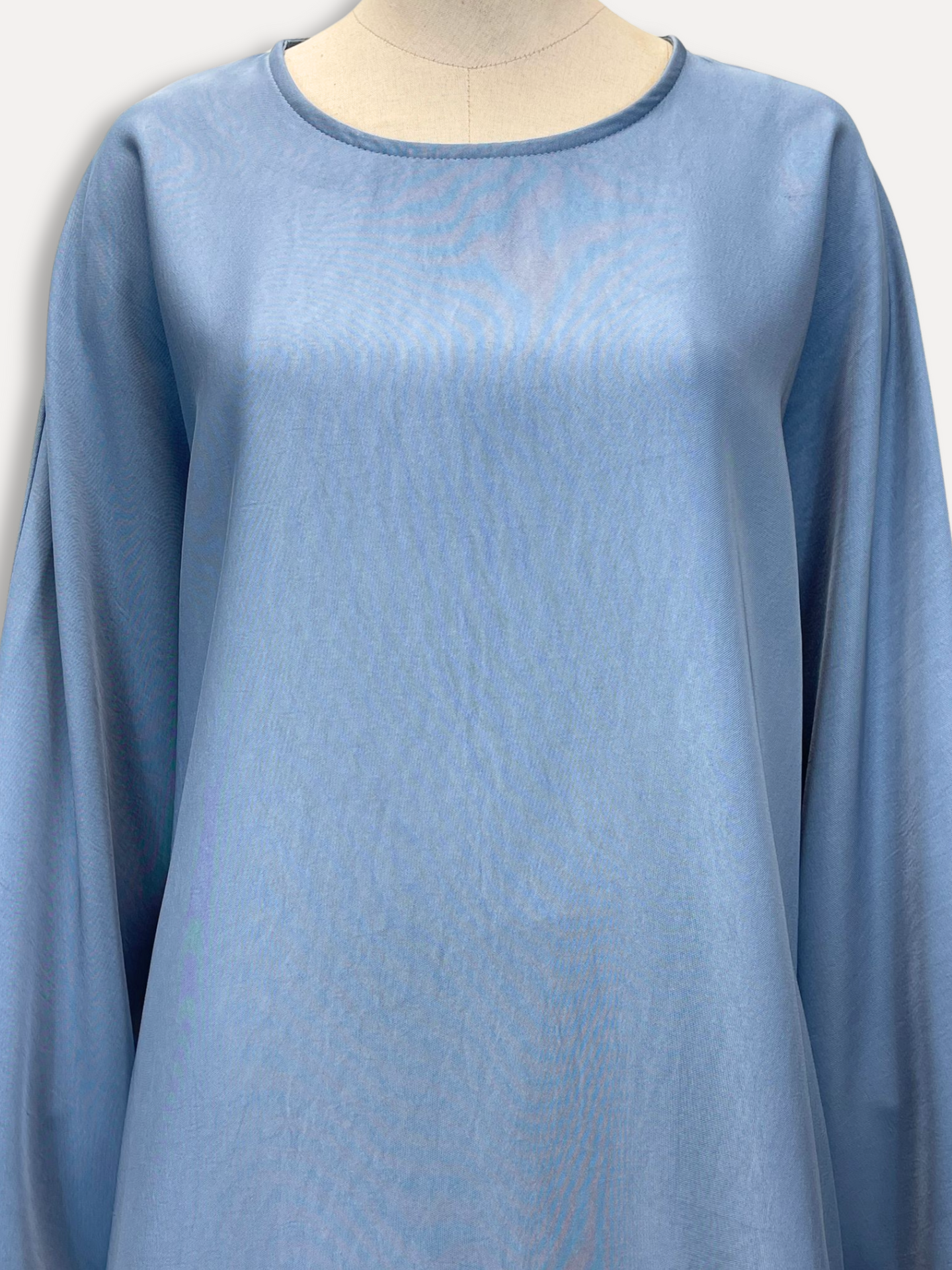 Satin-look twinset - Dusty Blue
