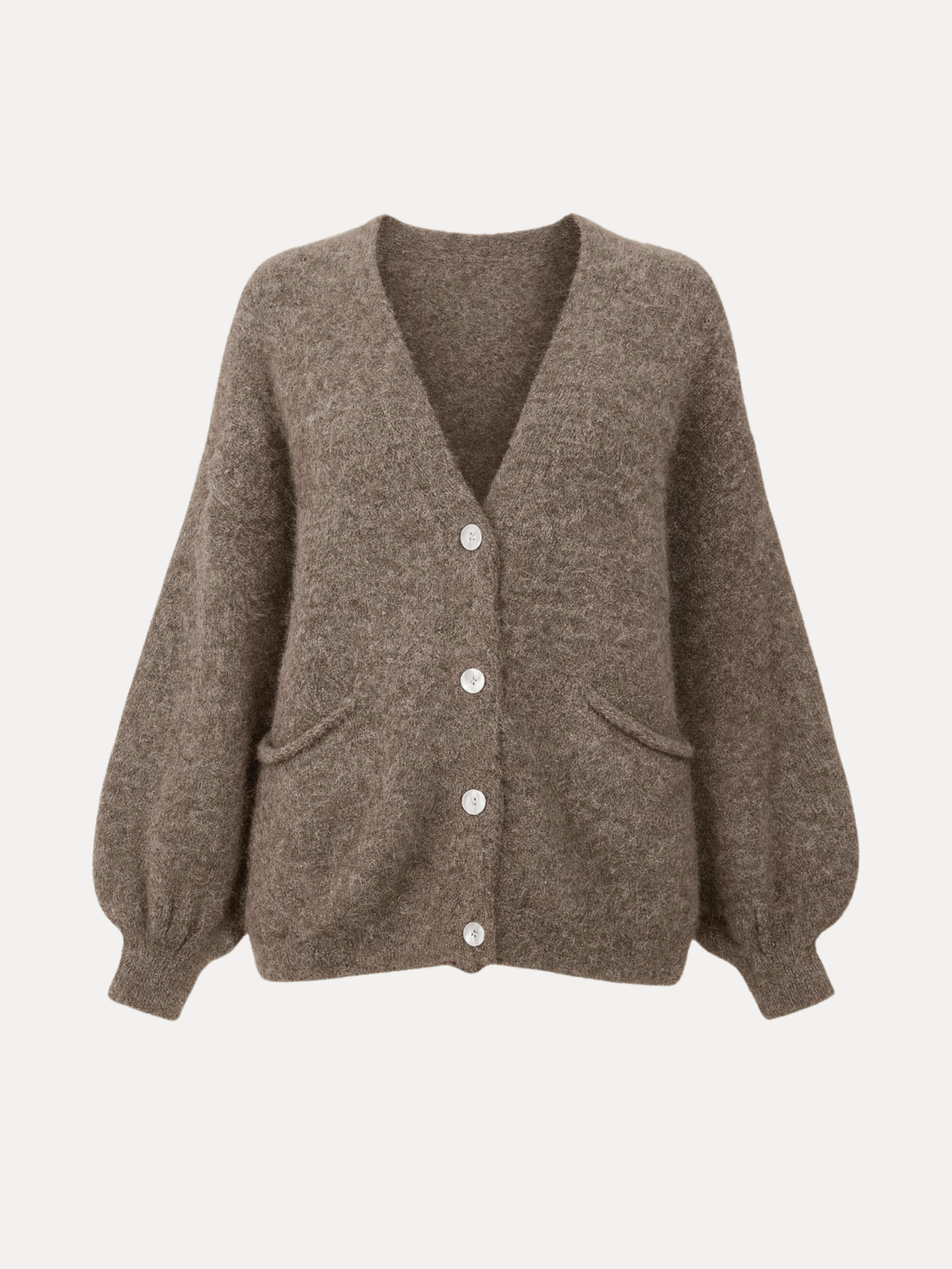 Fluffy Vest - Taupe