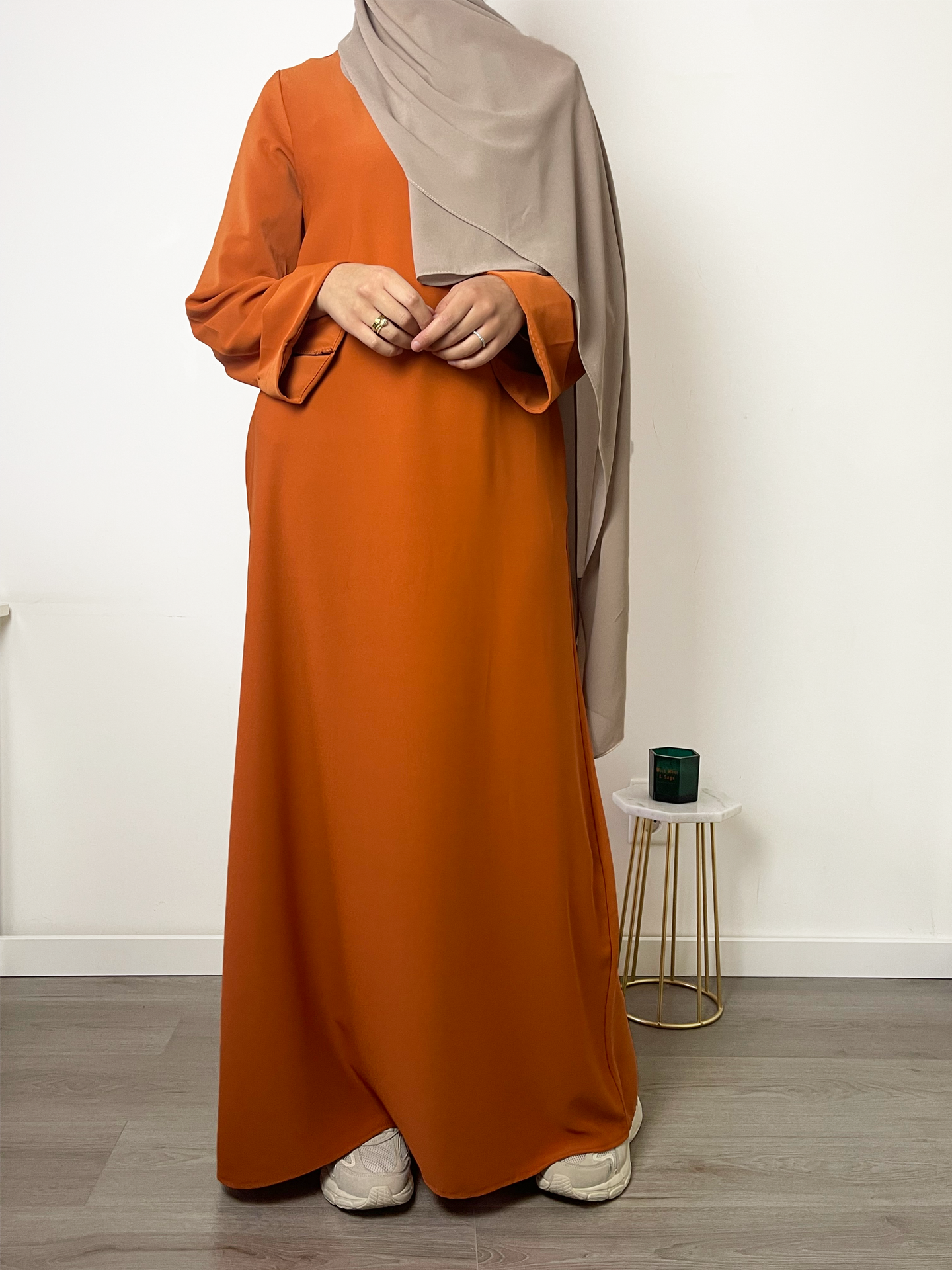 Abaya omslag mouw - Orange - Hijab Boutique